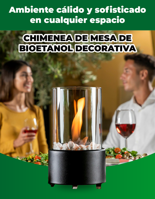 Chimenea de Mesa de Bioetanol Decorativa